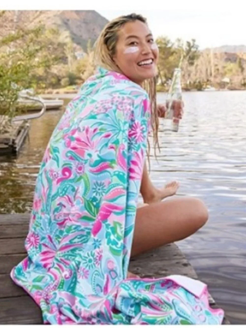 Lilly Pulitzer Microfiber Golden Hour Beach Towel